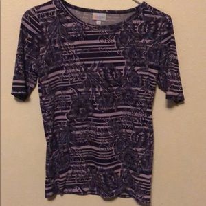 LulaRoe purple Gigi top